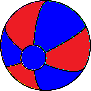 11971248081016414504jbaldus Beach Ball.svg .med  Running On The Beach 